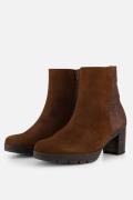 Gabor Enkellaarsjes bruin Suede