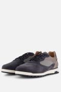 Van Lier Sneakers blauw Suede