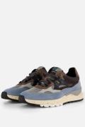 Floris van Bommel de Treener Sneakers blauw Suede