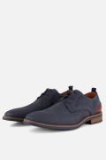 Van Lier Amalfi Veterschoenen blauw Nubuck