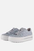 Gabor Sneakers blauw Leer