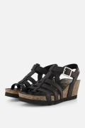 Panama Jack Vero Sandalen zwart Leer