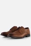 Ecco Melbourne Veterschoenen cognac Leer