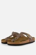 Birkenstock Gizeh Slippers Panterprint taupe