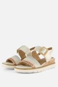 Marco Tozzi Sandalen beige Synthetisch