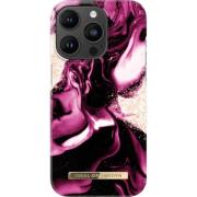 iDeal of Sweden iPhone 14 Pro Fashion Case Golden Ruby Marble