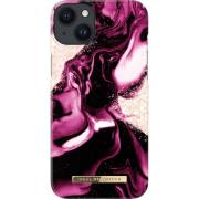iDeal of Sweden iPhone 14 Plus Fashion Case Golden Ruby Marble