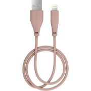iDeal of Sweden Charging Cable 1m USB A-lightning Blush Pink
