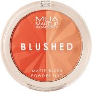 MUA Makeup Academy Blushed Powder Blush Duo Clementine