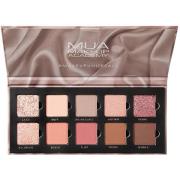 MUA Makeup Academy Eyeshadow Palette 10 Shades Silk Nudes