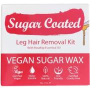 Sugar Coated Leg Hair Removal Kit With Rosehip Essential Oil 200