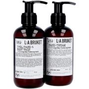 L:a Bruket Duo-kit Flytande Tvål/Handcrème Citrongräs 190 ml