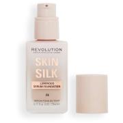 Revolution Beauty London Skin Silk Serum Foundation F4