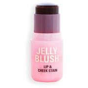 Revolution Beauty London Jelly Blush Stick Lip and Cheek Stain Pe