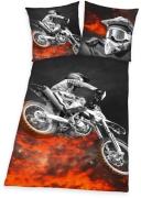 Young Collection Beddengoed voor tienerkamer Motorcross met motorcross...