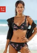 Lascana Beugelbikini met gebloemde print