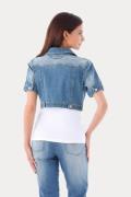 NU 25% KORTING: Aniston CASUAL Jeansjack in used wassing