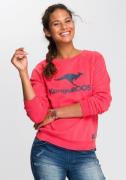 NU 20% KORTING: KangaROOS Sweater met grote labelprint voor