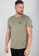 Alpha Industries Shirt met ronde hals BASIC T SMALL LOGO