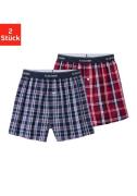 s.Oliver RED LABEL Beachwear Geweven boxershort weefband met logo (set...