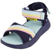 NU 20% KORTING: Kappa Sandalen met meerkleurige, geweven band op de ri...