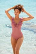 NU 20% KORTING: s.Oliver RED LABEL Beachwear Badpak met trendy ruches