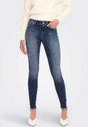 NU 25% KORTING: Only Ankle jeans ONLBLUSH MID SK ANK RAW DNM´