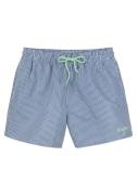 Buffalo Zwemshort in fijne streep-look