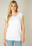 NU 20% KORTING: Base Level Tuniekshirt Yelitza Wijd model met aansluit...