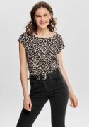 NU 20% KORTING: Only Shirtblouse ONLVIC S/S AOP TOP NOOS PTM