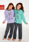 Vivance Pyjama Bovenstukken in mooie kleuren met animal-print (4-delig...