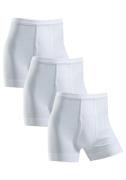 NU 20% KORTING: Clipper Boxershort van dubbelrib met gulp (set, 3 stuk...