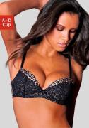 NU 20% KORTING: Lascana Push-up-bh met luipaardprint, sexy dessous