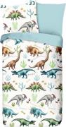 good morning Kinderovertrekset Dino in mt. 135x200 cm, voor kinderen, ...