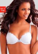 NU 20% KORTING: Lascana Push-up-bh met jacquardkant en uitneembare vul...