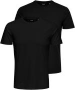 ONLY & SONS T-shirt BASIC LIFE SLIM O-NECK 2-PACK (2-delig, Set van 2)