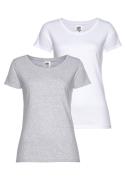 NU 20% KORTING: Fruit of the Loom Shirt met ronde hals Lady Fit Premiu...