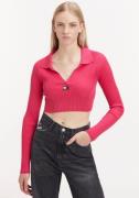 NU 20% KORTING: TOMMY JEANS Gebreide trui TJW BADGE RIB COLLAR SWEATER