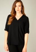 Base Level Shirtblouse met v-hals