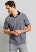 NU 20% KORTING: Bugatti Poloshirt in 2-tone-look