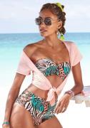 Venice Beach Beugelbikinitop in bandeaumodel MAIA met trendy animal-pr...