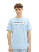 NU 20% KORTING: Tom Tailor Denim T-shirt met logo-frontprint