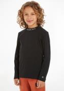 Calvin Klein Shirt met lange mouwen INTARSIA LOGO LS T-SHIRT