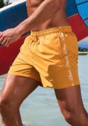 s.Oliver RED LABEL Beachwear Zwemshort met merkopschriften