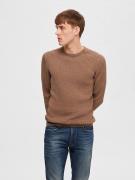 NU 20% KORTING: SELECTED HOMME Trui met ronde hals SLHBERG CABLE CREW ...