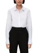 NU 25% KORTING: s.Oliver BLACK LABEL Klassieke blouse met verborgen kn...