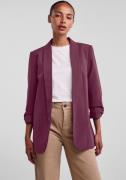 pieces Blouseblazer PCBOSELLA 3/4 BLAZER NOOS met plooidetail op de mo...