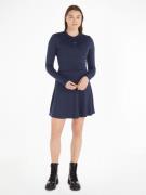 TOMMY JEANS Skaterjurk TJW LS FIT & FLARE DRESS met tommy jeans-merkla...