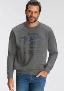 Man's World Sweatshirt met borstprint