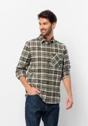 NU 20% KORTING: Jack Wolfskin Flanellen overhemd BERGWEG SHIRT M